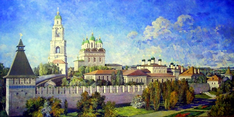 Астраханский кремль, живопись